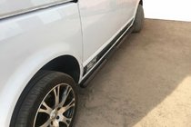 Volkswagen T5 Transporter 2003-2010 Side Bars Black (2 pcs, stainless steel) photo 7