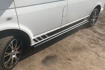 Volkswagen T5 Multivan 2003–2010 Side Bars Black (2 pcs, stainless steel) photo 5