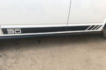Volkswagen T6 2015-2024 Side Bars Black (2 pcs, stainless steel) photo 11