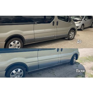 Side Bars BB002 Black (2 pcs, Stainless Steel) photo 1