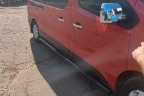 Fiat Talento 2016- Side Bars BB002 Black (2 pcs, Stainless Steel) photo 6