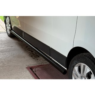 Side Bars BB002 Black (2 pcs, Stainless Steel) Nissan NV300/Primastar 2016- photo 2