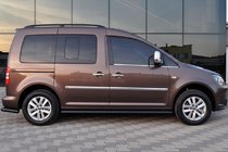 Volkswagen Caddy 2004-2010 Side Bars BB001 Black (2 pcs, Stainless Steel) d60, Maxi Wheelbase photo 9
