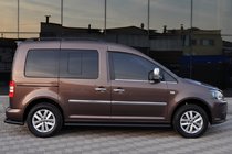 Volkswagen Caddy 2015-2020 Side Bars BB001 Black (2 pcs, Stainless Steel) d60, Standard Base photo 10