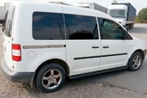 Volkswagen Caddy 2020- Side Bars BB001 Black (2 pcs, Stainless Steel) photo 2