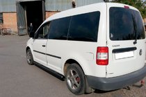 Volkswagen Caddy 2020- Side Bars BB001 Black (2 pcs, Stainless Steel) photo 4