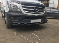 Mercedes Sprinter W906 2006–2018 Front Lower Bull Bar Shark Black (Stainless Steel) 2006-2013 photo 1
