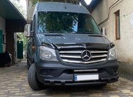 Mercedes Sprinter W906 2006–2018 Front Lower Bull Bar Shark Black (Stainless Steel) 2006-2013 photo 2