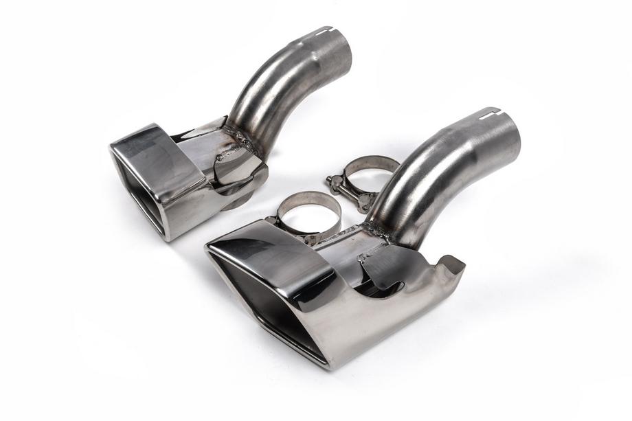 Exhaust Tips Sport V1 (2 pcs, stainless steel) Photo 1