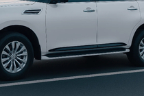 Infiniti QX80 2013-2024 Door moldings (4 pcs, black) photo 1