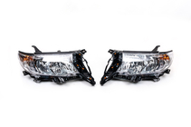 Toyota Land Cruiser Prado 150 2009-2023 Front Reflector Headlights Original (2017+, 2 pcs) Left Headlight (1 pc) photo 3