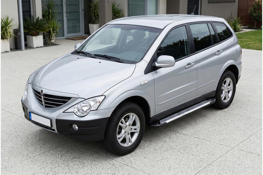 SsangYong Action 2005-2018 Side Steps Line (2 pcs, Aluminum) Image