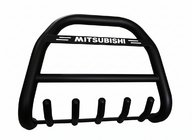 Mitsubishi Pajero Wagon IV 2006-2021 Bull Bar QT012 Black (Stainless Steel) photo 1