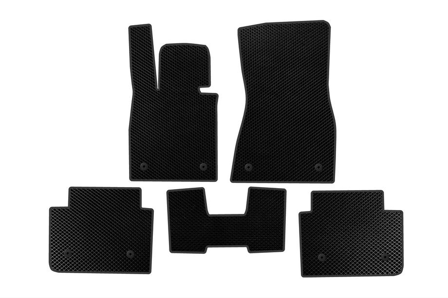 BMW 5/i5 Series G60/G60E/G61 2023- EVA floor mats (For i5 G60E, black) Photo 1