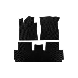 EVA floor mats (for Grand, 2 rows, Black) Citroen C-4 Picasso 2013–2022