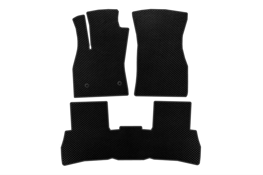 Fiat Doblo II 2010-2022 EVA V2 floor mats (2010-2015, Black) Image