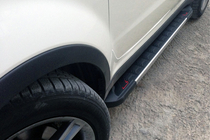 SsangYong Korando 2010-2019 Side Steps RedLine V1 (2 pcs, Aluminum) photo 1