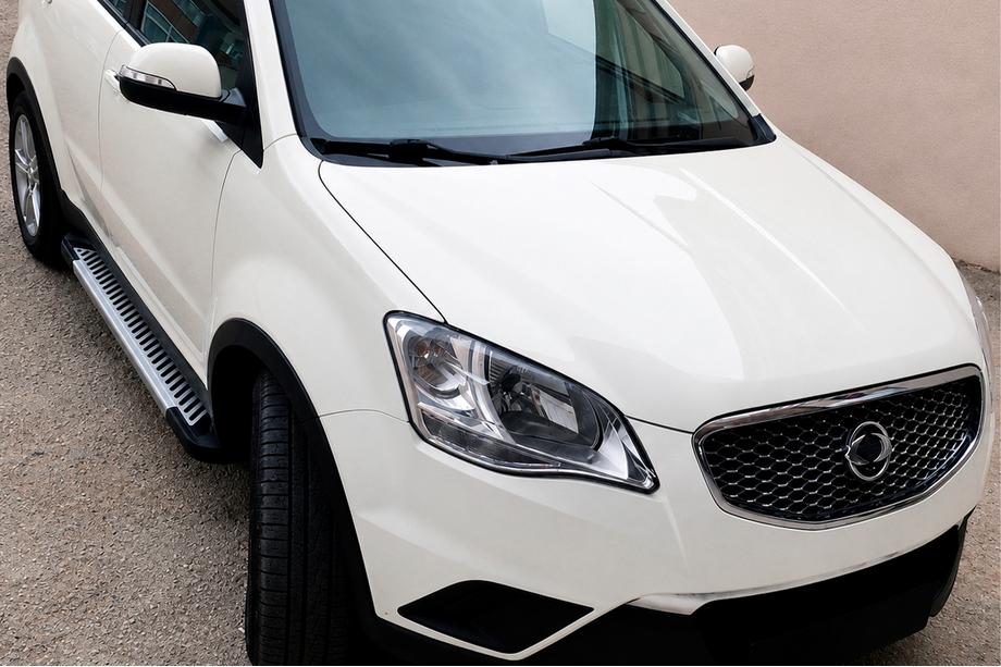 SsangYong Korando 2010-2019 Side Steps Line (2 pcs, Aluminum) Image