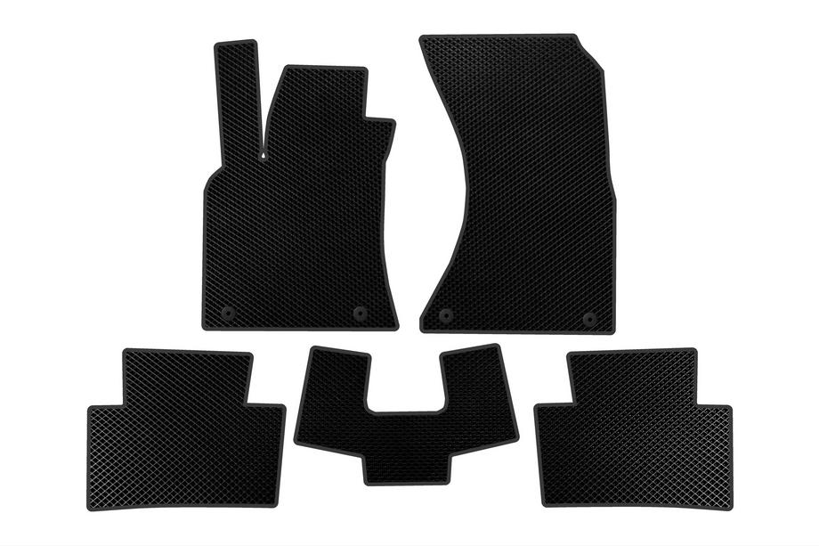 Porsche Macan 2014-2024 EVA floor mats (2019-2024, Black) Image
