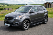 SsangYong Korando 2010-2019 Side Steps RedLine Black (2 pcs, Aluminum) photo 1