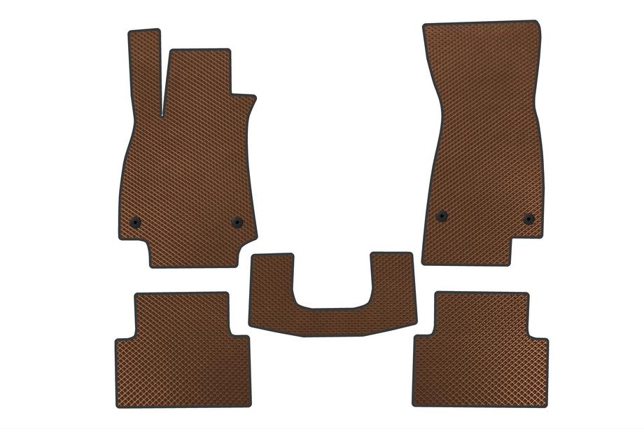 Audi A5 2024– EVA V2 floor mats (Sedan, brown) Image