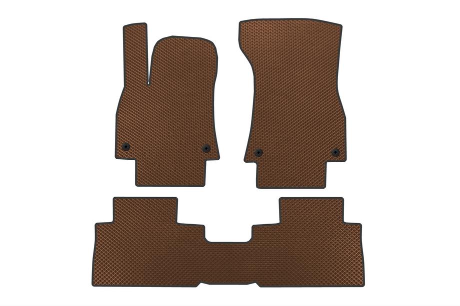 Audi Q8 e-Tron/Q8 e-tron Sportback 2018-2025 EVA Floor Mats (Brown) Image