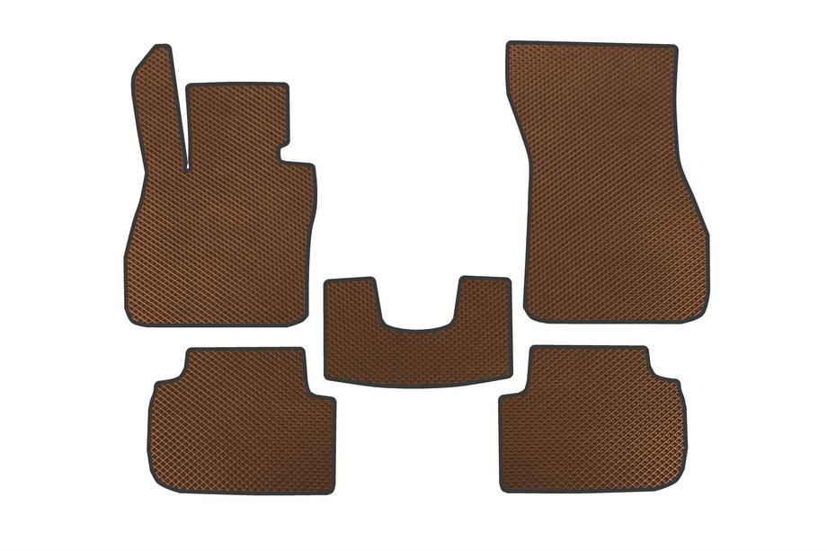 BMW 2 Series Gran Coupe F44 2020-2024 EVA Floor Mats (for F44, brown) Image