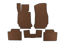 BMW 4 Series F32/F33/F36 2012-2020 EVA Floor Mats (For F36, Brown) photo 1