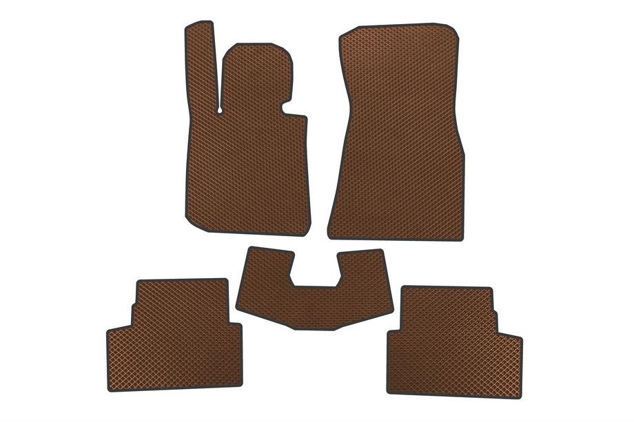 BMW 4 Series G22/23/26 2020- EVA floor mats (for i4 G26, brown) Image