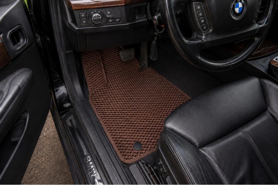 BMW 7 Series E65/66 2001-2008 EVA floor mats (for E66, brown) Image