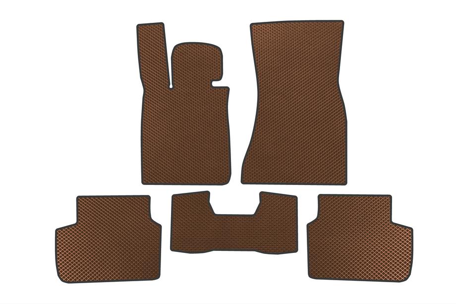 BMW 7 Series G11/G12 2015-2022 EVA floor mats (for G11, brown) Image
