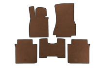 BMW 7 Series G70/G71 2022- EVA floor mats (for G70E, brown) photo 1