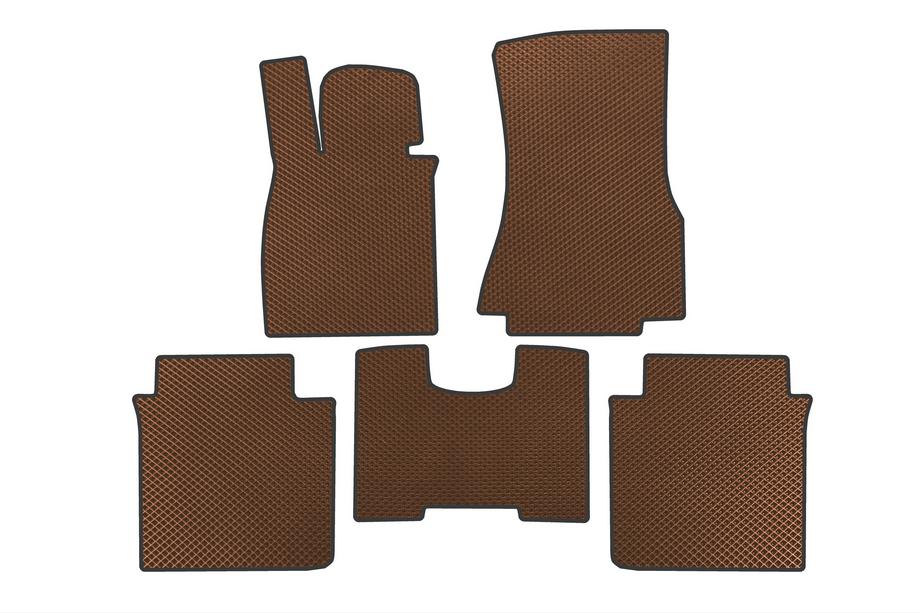 BMW 7 Series G70/G71 2022- EVA floor mats (for G70E, brown) Image