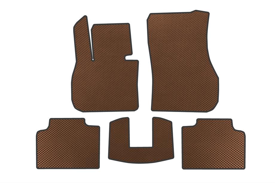 BMW X2 U10 2023- EVA Floor Mats (For X2, Brown) Image