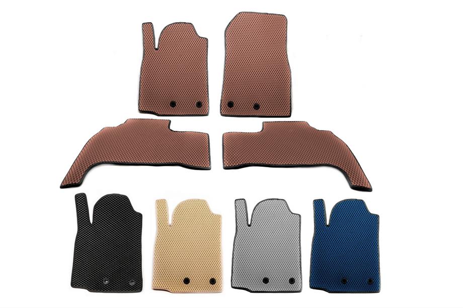 BMW X3 G01 2018- EVA floor mats (for IX3 G08, brown) Image