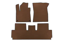 Citroen C-4 Picasso 2013–2022 EVA floor mats (for Grand, 2 rows, Brown) photo 1