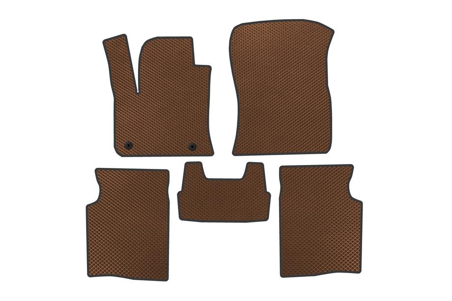 Citroen C4 X/e-C4 X 2022– EVA Floor Mats (Electric, Brown) Image