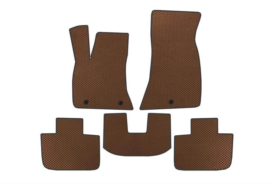 Chrysler C300 2011-2023 EVA Floor Mats V2 (Brown) Image