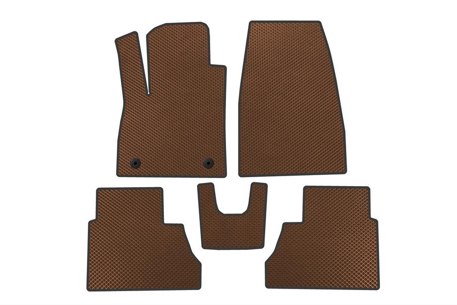 Ford Courier 2023- EVA Floor Mats (Brown) Image