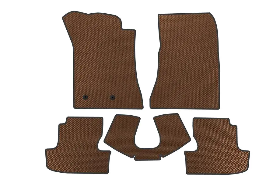 Ford Mustang 2015-2023 EVA Floor Mats V2 (Brown) Image