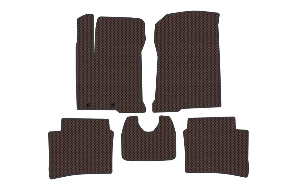 Hyundai Bayon 2021- EVA Floor Mats (Brown) Image