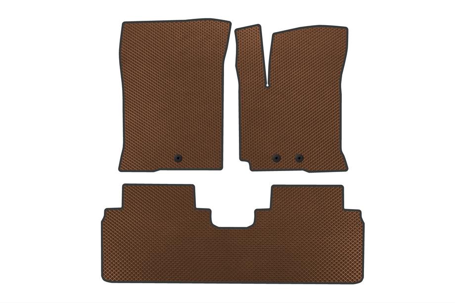 Hyundai IX-20 2010-2019 EVA Floor Mats (Brown) Image