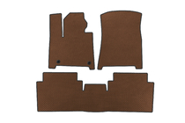 Hyundai Santa Fe 5 2023- EVA Floor Mats (2 Rows, Brown) photo 1