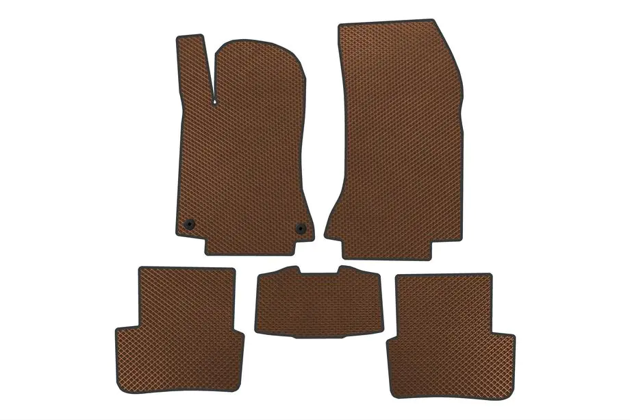 Mercedes B-class W246 2011-2018 EVA Floor Mats (Brown) Image