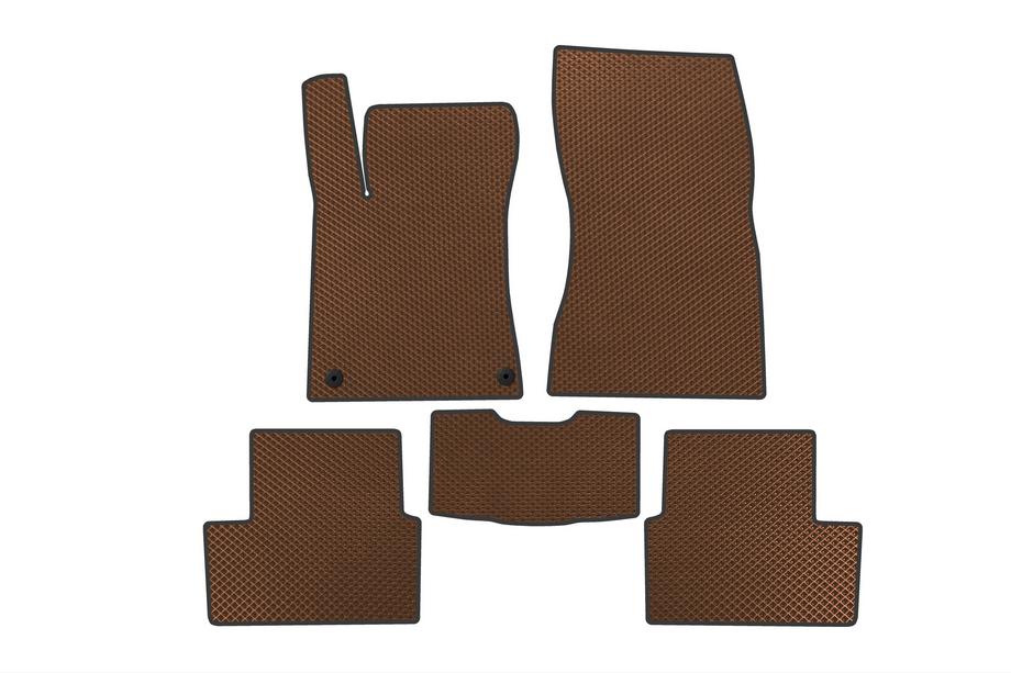 Mercedes CLA C118 2019- EVA Car Mats (SD, Brown) Image