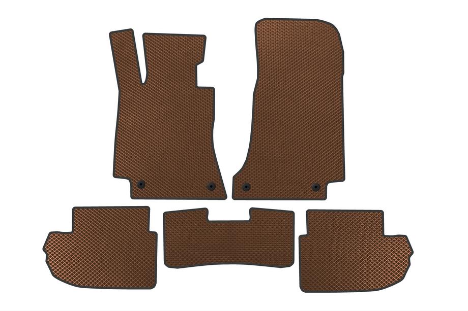 Mercedes E-class coupe C238 2016-2024 EVA Floor Mats (2021-2024, brown) Image