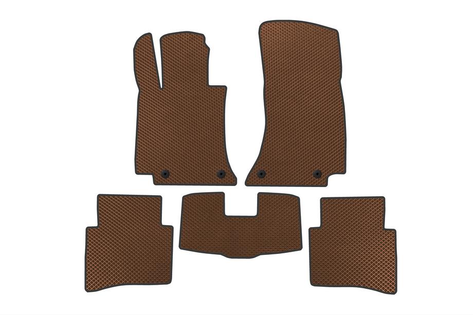 Mercedes E-class W214 2023- EVA Floor Mats (SD, Brown) Image