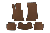 Mercedes E-class W214 2023- EVA Floor Mats (Cabrio, Brown) photo 1
