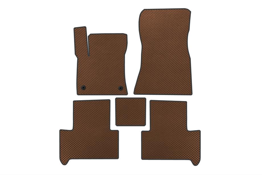 Mercedes EQB 2021- EVA Floor Mats (Brown) Image