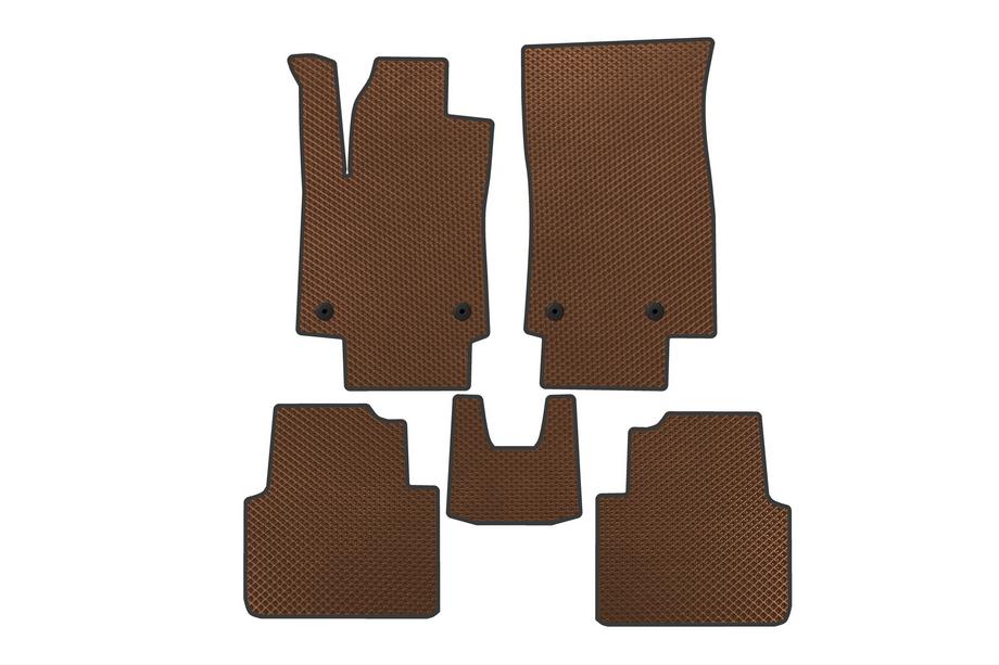 Opel Crossland X 2017-2024 EVA Car Mats (2020-, Brown) Image